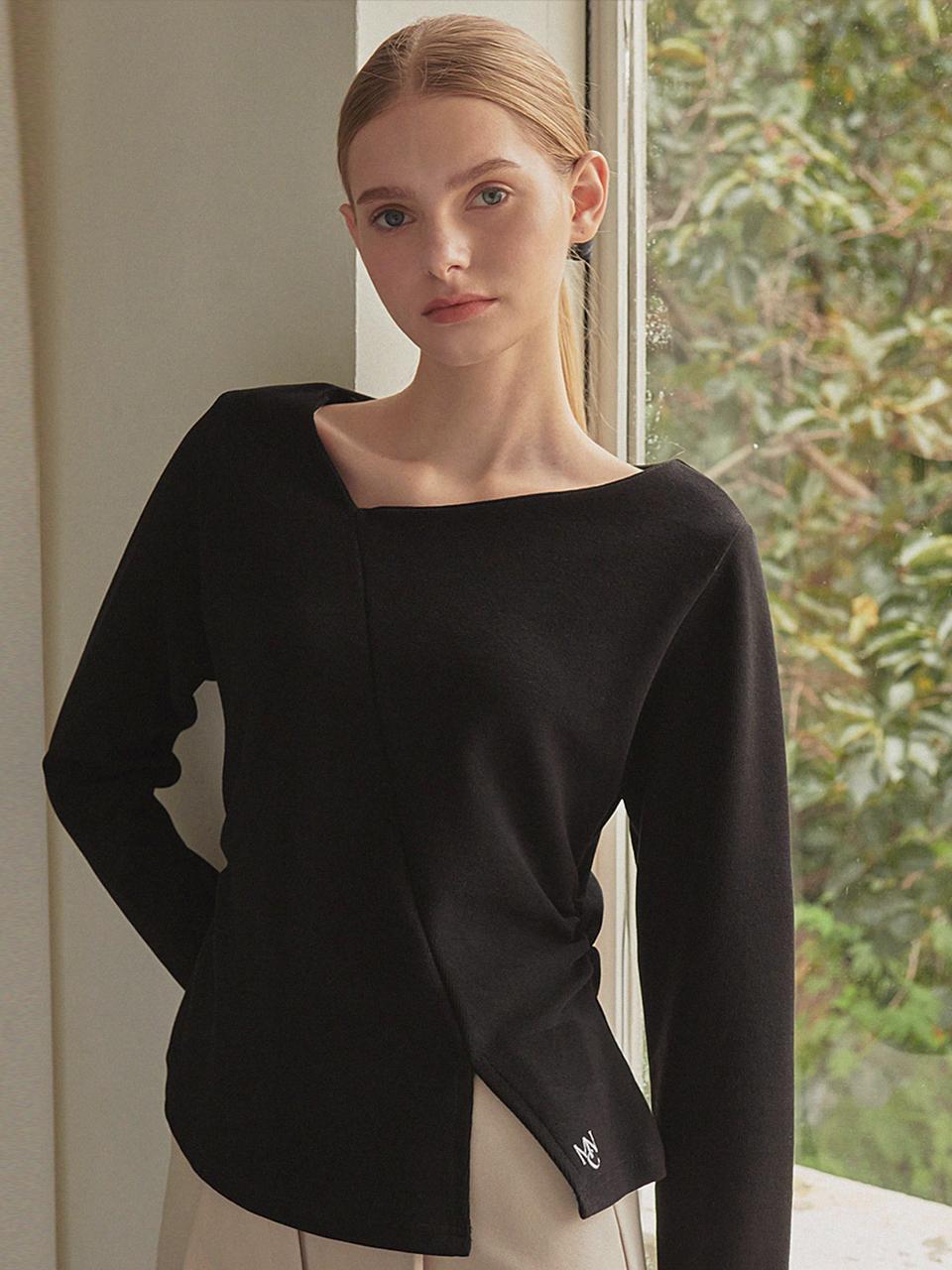 MICANE Winning Line Slit T-shirt Black