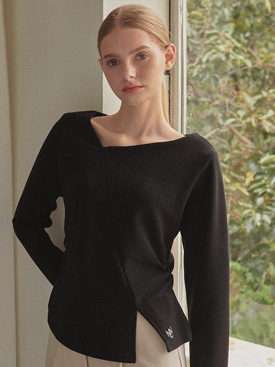 MICANE Winning Line Slit T-shirt Black