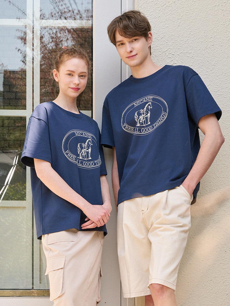 MICANE Wood Holes Oversized T-shirt