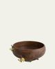 Michael Aram Butterfly Ginkgo Wood Salad Bowl - 1