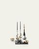 Michael Aram Two Gold Orchid Taper Candleholders - 2