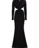 Michael Costello Collection Women's Ella Cut-Out Jersey Maxi Dress - 1