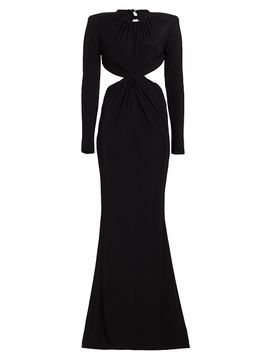 elastic top maxi dress Black Elastic Maxi Dress