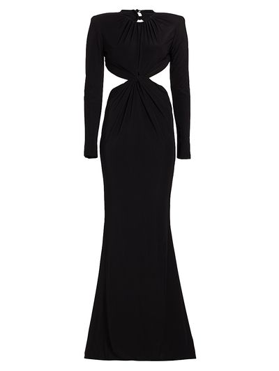 Michael Costello Collection Women's Ella Cut-Out Jersey Maxi Dress