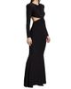 Michael Costello Collection Women's Ella Cut-Out Jersey Maxi Dress - 4