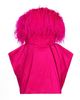 Michael Costello Collection Women's Paula Feather-Trimmed Minidress - 1
