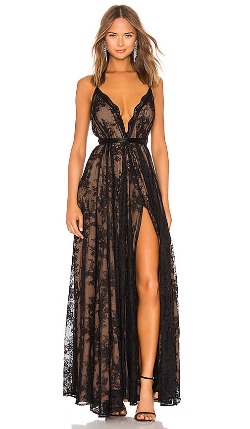 revolve black lace maxi dress Black Maxi Lace Sheer Dresses