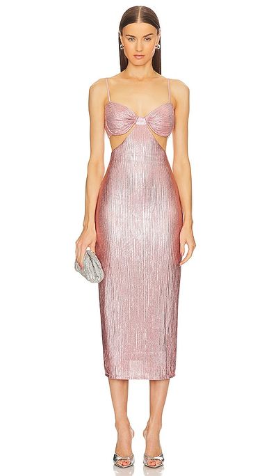 wrap white midi dress Artemis Accordion Pleat Strappy Back Midi Dress White