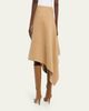 Michael Kors Collection Asymmetric Wool Midi Skirt - 3