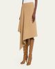Michael Kors Collection Asymmetric Wool Midi Skirt - 4