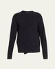Michael Kors Collection Cashmere Bias-Hem Crewneck Sweater - 1