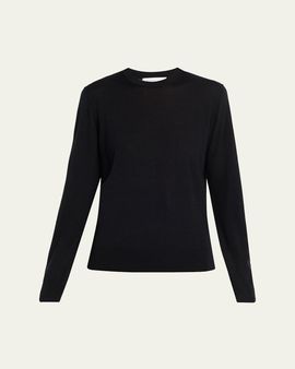 Michael Kors Collection Crewneck Wool-Blend Sweater