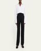 Michael Kors Collection Crystal-Cufflink Frayed Cotton Button-Down Shirt - 2