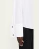 Michael Kors Collection Crystal-Cufflink Frayed Cotton Button-Down Shirt - 5
