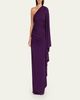 Michael Kors Collection Draped One-Shoulder Column Gown - 2