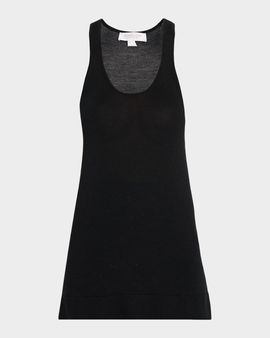 Michael Kors Collection Merino Wool, Silk and Cashmere Tank Top