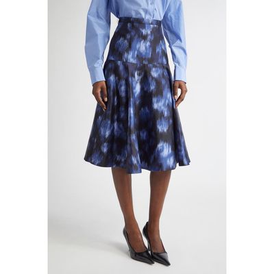 Michael Kors Collection Michael Kors Collection Abstract Floral Print Dance Skirt