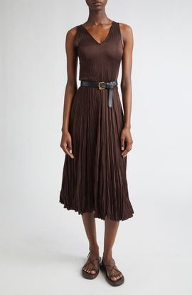 Michael Kors Collection Michael Kors Collection Crushed Charmeuse Dress