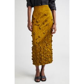 Michael Kors Collection Michael Kors Collection Floral Satin Skirt