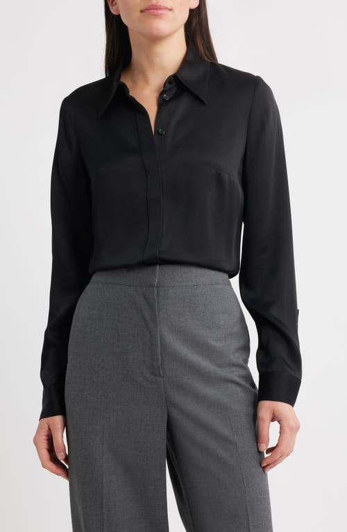 Michael Kors Collection Michael Kors Collection Hansen Charmeuse Button-Up Shirt