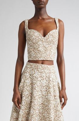 Michael Kors Collection Michael Kors Collection Lace Bustier Top