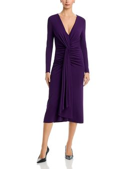 Michael Kors Collection Michael Kors Collection Long Sleeve Sarong Dress