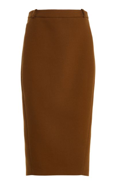 Michael Kors Collection Michael Kors Collection Pegged WoolBlend Midi Skirt