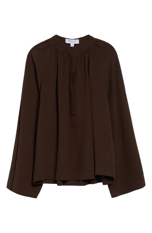 Michael Kors Collection Michael Kors Collection Silk Seersucker Poet Shirt