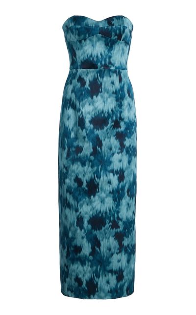 michael kors satin midi dress Satin Midi Dress, GREEN