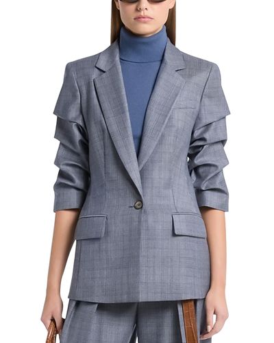 Michael Kors Collection Michael Michael Kors Glenplaid Blazer