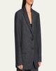 Michael Kors Collection Nico Two-Button Wool Blazer - 4