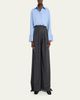 Michael Kors Collection Opera Wide-Leg Stretch Wool Trousers - 2