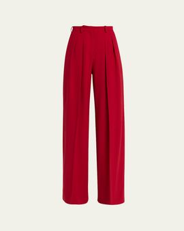 Michael Kors Collection Pleated Wide-Leg Trousers