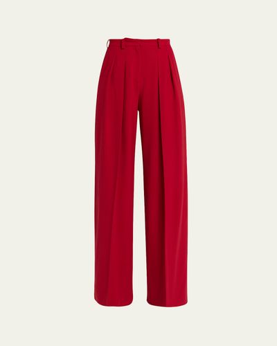 Michael Kors Collection Pleated Wide-Leg Trousers