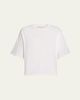 Michael Kors Collection Shaun Crewneck Boxy Tee - 1