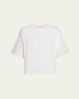 Michael Kors Collection Shaun Crewneck Boxy Tee