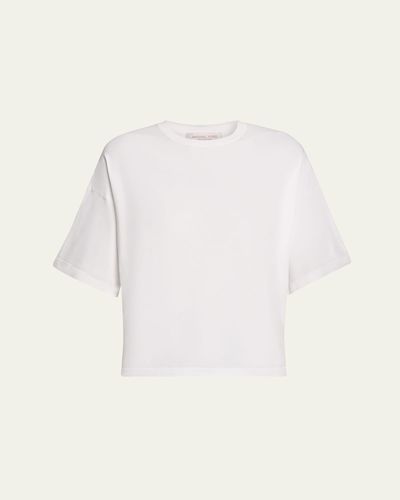Michael Kors Collection Shaun Crewneck Boxy Tee