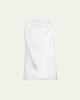 Michael Kors Collection Sleeveless Draped High-Neck Blouse - 1