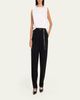 Michael Kors Collection Sleeveless Draped High-Neck Blouse - 2