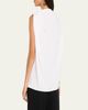 Michael Kors Collection Sleeveless Draped High-Neck Blouse - 3