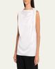 Michael Kors Collection Sleeveless Draped High-Neck Blouse - 4