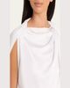 Michael Kors Collection Sleeveless Draped High-Neck Blouse - 5