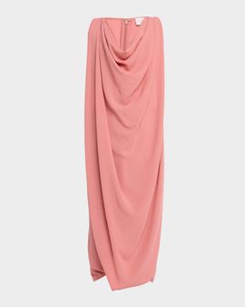 Michael Kors Collection Sleeveless Fluid Wool Cowl Midi Dress