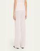 Michael Kors Collection Wide-Leg Linen Crepe Gauze Pants - 3