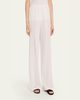 Michael Kors Collection Wide-Leg Linen Crepe Gauze Pants - 4