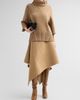 Michael Kors Collection Women's Asymmetric Wool Midi Skirt - 2