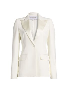 Michael Kors Collection Women's Georgina Single-Breasted Tuxedo Blazer