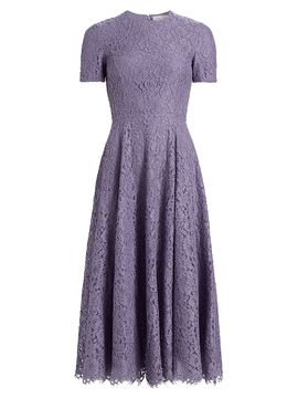 Michael Kors Collection Women's Lace A-Line Midi-Dress