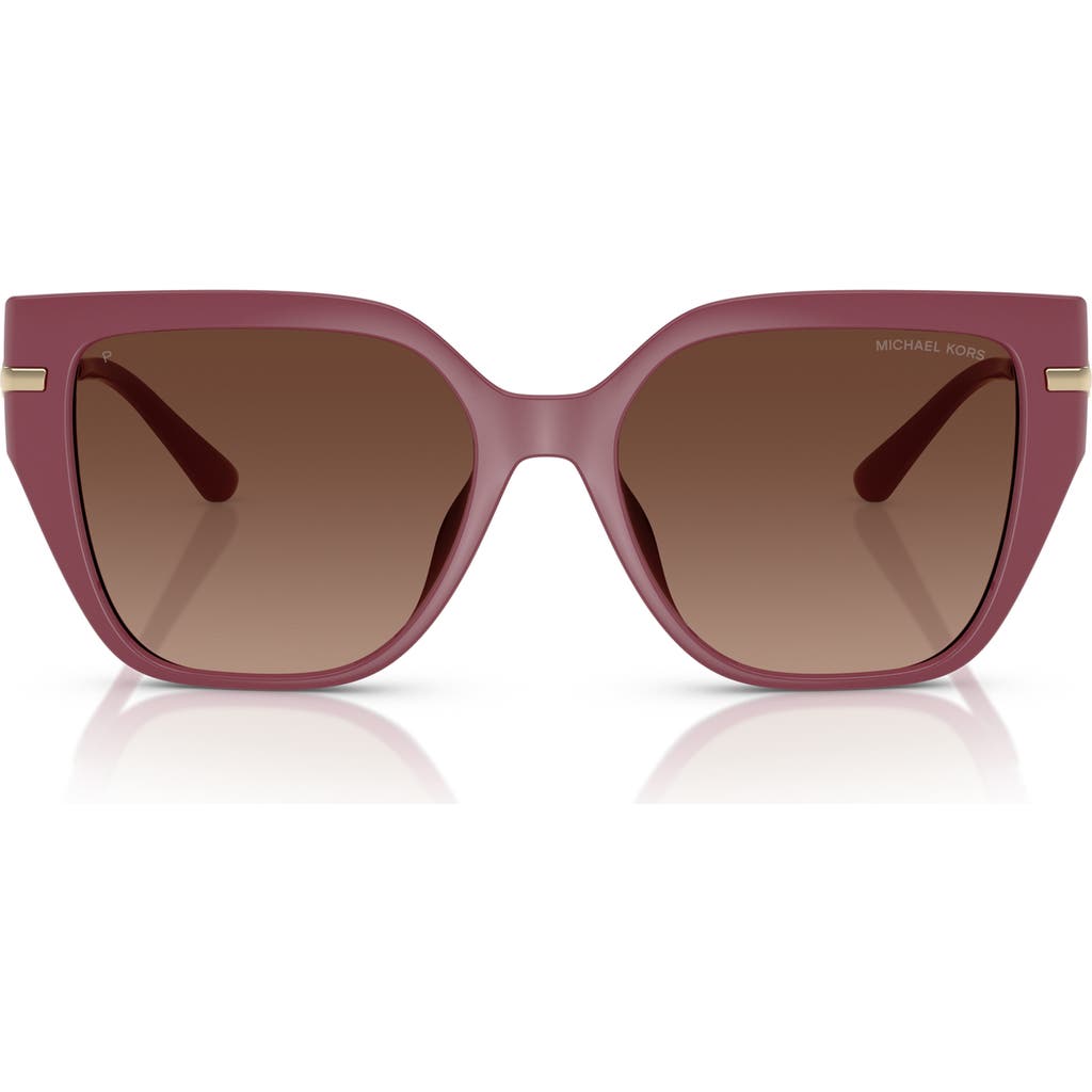 Michael Kors Michael Kors 54mm Gradient Polarized Square Sunglasses