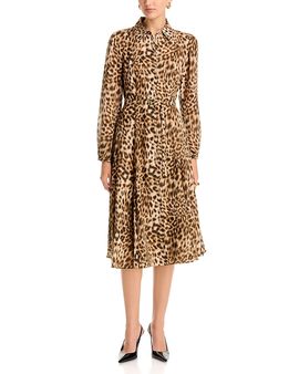 Michael Kors Michael Kors Belted Midi Shirt Dress
